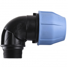 Колено ПНД Vsplast 63х2" НР 4003