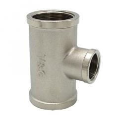 Тройник редукционный V&amp;G 3/4''х1/2''х3/4'' ВВВ Славута