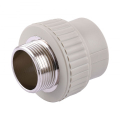 Муфта Vsplast PPR 50x1 1/2″ наружная резьба 1005 Новая Прага