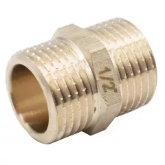 Ниппель латунный WEZER 1/2" Конотоп