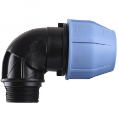 Колено ПНД Vsplast 63х2" НР 4003 Ірпінь