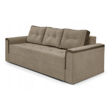 Диван Тайбей (бежевий з коричневим, 235×105 см) IMI Premium