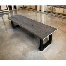Лавка в стилі лофт Tobi sho Австрія без спинки Topalit Mono Design Конкріт/Бетон, 100 см