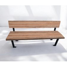 Лавка в стилі лофт Tobi sho Австрія без підлокітників Topalit Mono Design Атакама черрі, 100 см