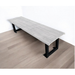 Лавка в стиле лофт Tobi sho Австрия без спинки Topalit Mono Design Винтаж, 200 см Стрый