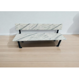 Лавка без підлокітників Tobi sho Австрія в стилі лофт Topalit Mono Design Афіонський камінь, 150 см