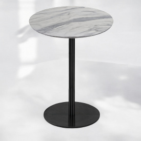 Стіл для кафе Tobi sho Австрія в стилі лофт 600 мм, Topalit Mono Design Афіонський камінь