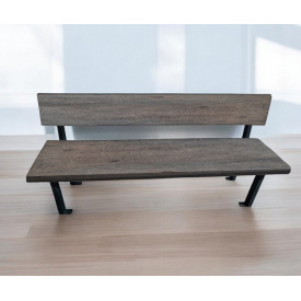 Скамейка в стиле лофт Tobi sho Австрия без подлокотников Topalit Mono Design Конкрит/Бетон, 100 см