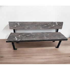 Скамейка без подлокотников Tobi sho Австрия в стиле лофт Topalit Mono Design Венето, 150 см