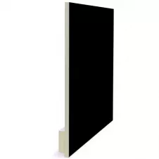 Керамическая панель Teploceramic 395 Вт 8м2, черный настенный (ТС-395-BL)