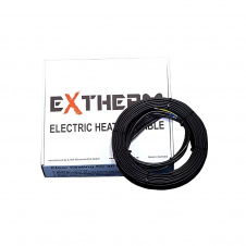 Нагревательный кабель Extherm ETC ECO 2000Вт 100м, черный