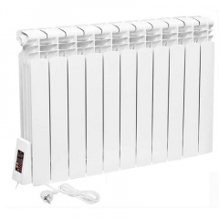 Электрический радиатор ERAFLYME ELITE 11L 580х935 1300Вт 25м2, белый (0,58м) Охтирка