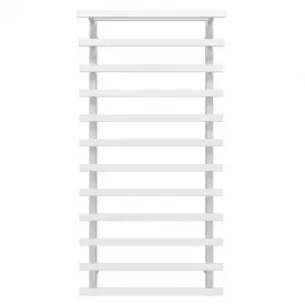 Полотенцесушитель водяной Deffi Agata П12 400x1200 нержавеющая сталь белый нижнее подключение