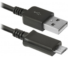 Кабель Defender USB08-03H USB 2.0 AM-MicroBM 1.0m, пакет (87473) (6282548)