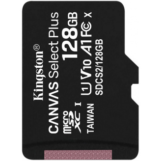 Карта памяти Kingston microSDXC 128Gb Canvas Select+ A1 (R100/W85) (6531047)