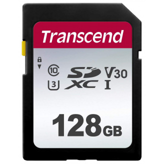 Карта памяти Transcend SDXC 128GB UHS-I U3 300S (TS128GSDC300S) (6408520)