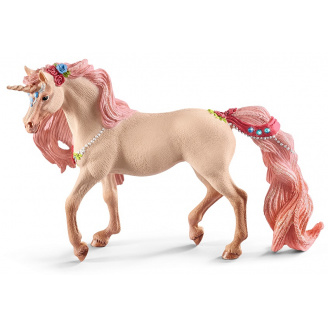 Игровая фигурка Schleich Единорог с украшениями кобыла 150х82х180 мм (6688094)