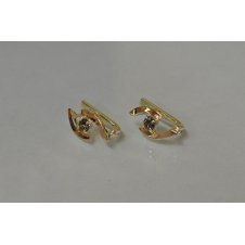 Серебряные серьги Sil раух 113s-6 Топаз (Sil-886)