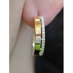 Серьги из серебра Sil 121s Прозрачный (Sil-862) Київ