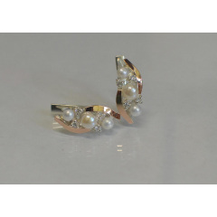 Серебряные серьги Sil с жемчугом 105s Белый (Sil-915) Київ