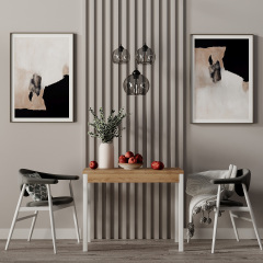 Стол-трансформер Art in Head Lunch 900x765x600 Дуб крафт золотой Белый (TB19120000010) Хмельницкий