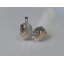 Серьги из серебра Sil с золотом 149s-8 Серый (Sil-1107) Энергодар