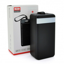 Повербанк PowerBank XO-PR159 60000mAh, flashlight,Input:5V/2.5A,9V/2A,12V/1.5A(Micro,Type-C,Lightning), Output:5V/2A,5V/3A,9V/2A