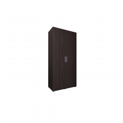 Шкаф распашной двухдверный Tobi Sho ST-0009 с полками и штангой, 1000х2180х520 мм Венге Каменка-Днепровская