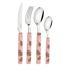 Набор столовых приборов Tramontina Bliss pastel pink 16 предметов (6710779)