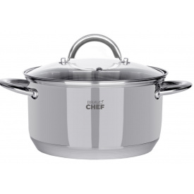Кастрюля BRAVO CHEF 18 см 2.6 л с крышкой (6720868)