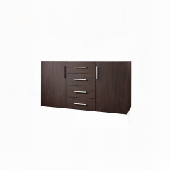 Комод с дверцами Tobi Sho Keelin ST-0004 на 4 ящика для гостиной, 1500х820х520 мм Венге Херсон