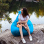 Кресло-мешок груша Оксфорд Waterproof 2XL 85х80х85 см iQmebel Голубой сьемный чехол Нововолынск
