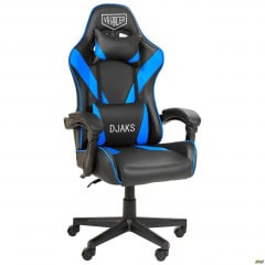 Комп'ютерне крісло VR Racer Dexter Djaks колір чорний + синій Черкассы