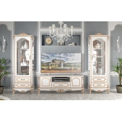 Меблева стінка Болонія Меблі-Сервіс із комодом Нове