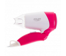 Фен дорожный складной Adler AD 2259 White/Pink