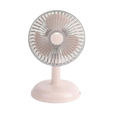 Вентилятор настольный портативный FAN KD197 Simple desktop USB Розовый