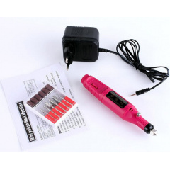 Портативный фрезер-ручка для маникюра ZS 100 20000 об/мин. pink мини фрезер Nail Dryer DM-100 Черкаси
