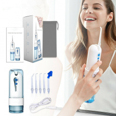 Ирригатор портативный для ухода за полостью рта Power Floss PR40V original Голубой Тернополь