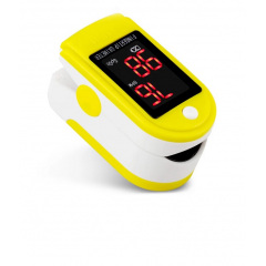 Пульсоксиметр на палец JZK-301 для изменения пульса и сатурации крови Pulse Oximeter Yellow + чехол (MAS40450) Измаил