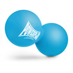 Массажный двойной мяч PowerPlay PP-4355 Silicone Lacrosse Peanut Ball 6.3х12.6 см Синий Мукачево