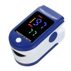 Пульсоксиметр электронный на палец Healer Oximeter 5309 LED пульсоксиметр+Батарейки+Черные спортивные часы Бровары