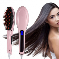 Расческа выпрямитель для укладки волос электрическая Fast Hair Straightener HQT-906 Івано-Франківськ