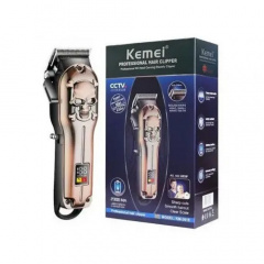 Машинка для стрижки волос Kemei KM-2618 аккумуляторная 5W Bronze (3_02930) Енергодар