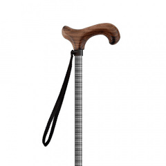 Трость телескопическая MQ Perfect Maniquick MQ552 Tartan Nero – Manico Derbi Legno 55-94 см Комбинированный Киев
