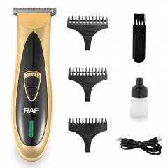 Машинка для стрижки волос RAF R.4006 аккумуляторная 3W Black-Gold Хуст