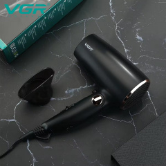 Фен для волос дорожный VGR V-439 складная ручка 1500W Black Александрия