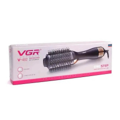 Фен-расчёска для укладки волос VGR V-492 с ионизацией 1000W Black (3_04598) Енергодар