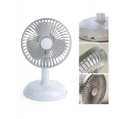 Вентилятор настольный портативный FAN KD197 Simple desktop USB Светло-серый Ирпень