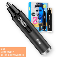 Триммер электрический аккумуляторный беспроводной DSP 40007 3W 2 в 1 Черный (24328-40007_171) Київ