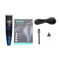 Машинка стрижки волос и бороды VGR V-052 аккумуляторная 5W Blue (3_03520) Южноукраинск